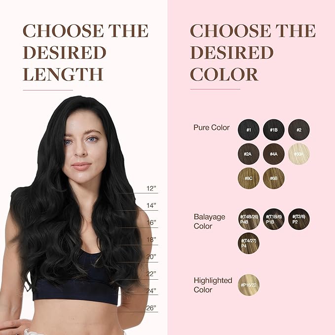 GOO GOO Clip in Hair Extensions Real Human Hair, Remy Human Hair Extensions Clip ins for Women, Natural Human Hair, 16inch 150g 9Pcs, 1 Jet black