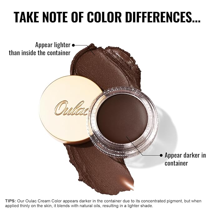 Oulac Matte Eyeshadow 3-in-1 Eyeshadow Eye Primer&Eyeliner Highly Pigmented Waterproof Smudge-proof Long Lasting Wear Smooth&Blendable Formula for Natural Look,Vegan & Cruelty-Free,CM07