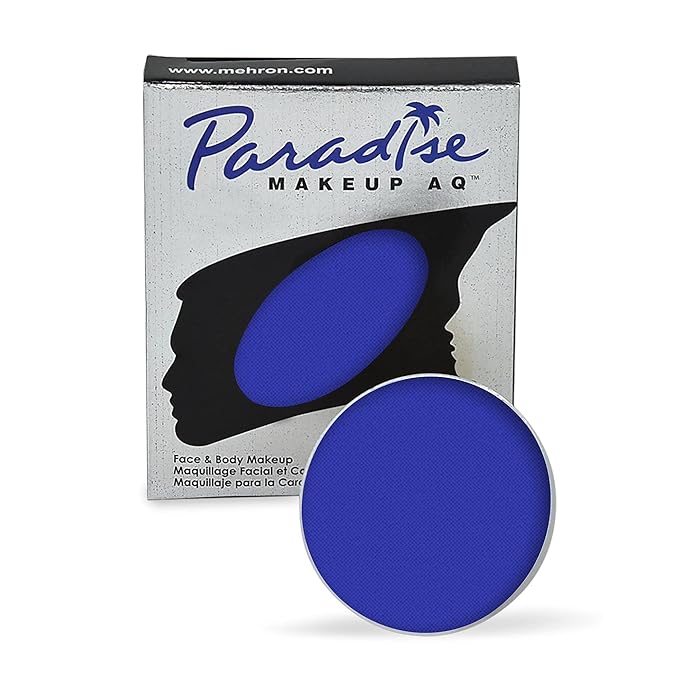 Mehron Makeup Paradise AQ Refill (.25 ounce) (Dark Blue)