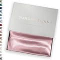 SUNDAYSILKS™ 100% Mulberry Silk Pillowcase, Silk Pillow Cases for Hair & Skin, Superior to Satin Pillowcase, with Zipper, Standard, Queen, King Sizes, Anti-Wrinkle, Cooling, Non-Slip Silk Pillowcases