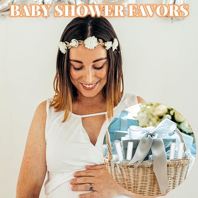 Demissle 300 Pcs Unlabeled Lip Balms Bulk Chapped Stick Blank Mini Lip Balm Gifts Moisturizing Lip Balm Party Favors for Women Homeless Guests Wedding Bridal Shower Baby Shower Favors(Vanilla)