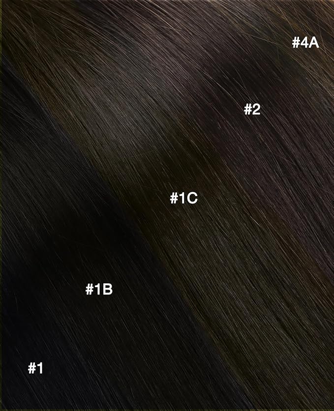 GOO GOO Invisi Edge Tape in Hair Extensions Human Hair, 2/6 Dark Brown Highlighted Chestnut Brown 10pcs injected with 10pcs classical tape ins, 22inch 50g, Virgin Remy Hair, Natural Look