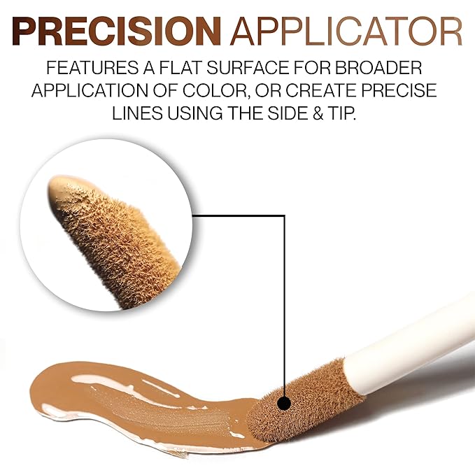 HIDE Liquid Concealer, Medium to Full Coverage Concealer for Blemishes, Under Eye Dark Circles & Scars, Oil Free Concealer, Chiffon (See Shade Finder), 0.5 fl oz