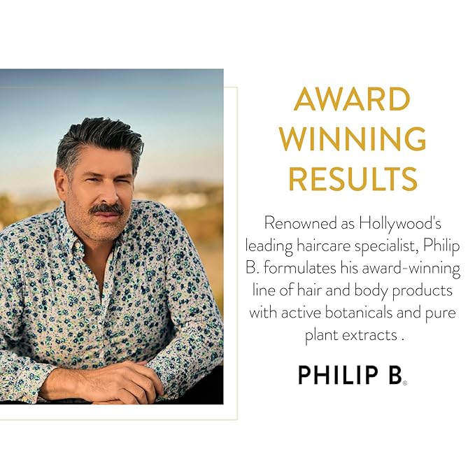 PHILIP B Styling Gel 6 oz. (178 ml) | Soft-Hold Hair Gel Enhances Body and Texture for Definition and Curl