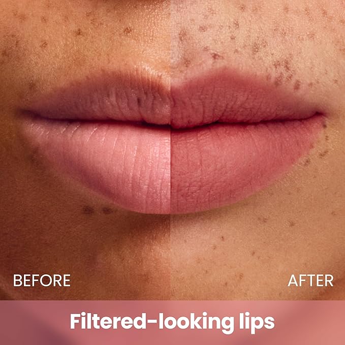 COLORGRAM NUDE BLUR TINT 10 DEAD ROSE | Soft Velvet Matte Liquid Lipstick & Cheek Tint | Lightweight Blurring Tint for a Smooth & Airbrushed Finish | Long-Lasting & Non-Sticky Formula