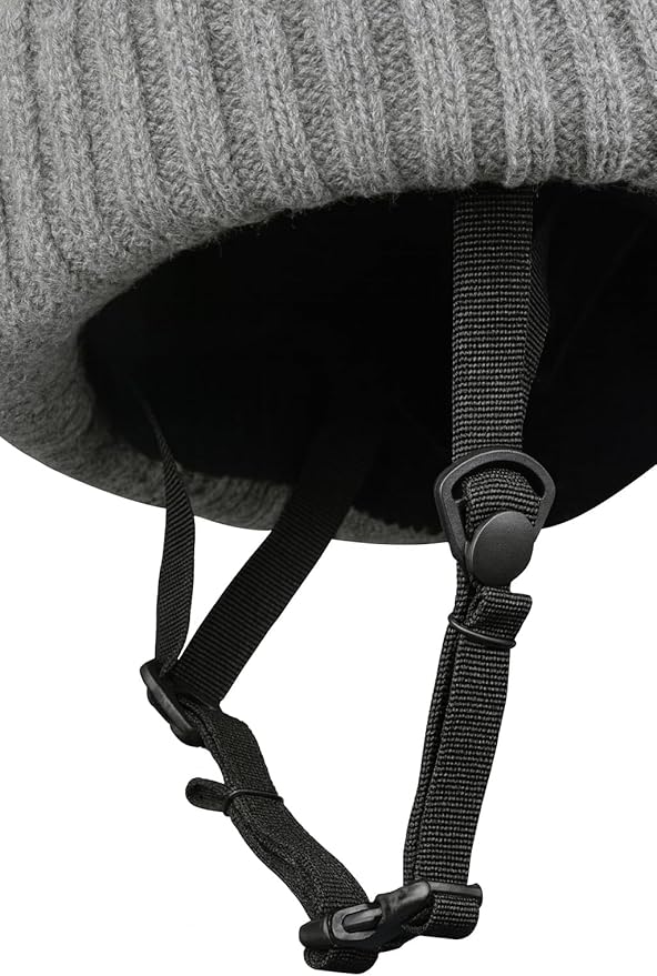 Helmet Beanie – Multi-Sport Low Profile Helmet Hat for Snowboarding, Skiing, E-Bikes, Scooters & More – Waterproof Impact Liner – Adjustable Strap – Unisex – One Size Fits All