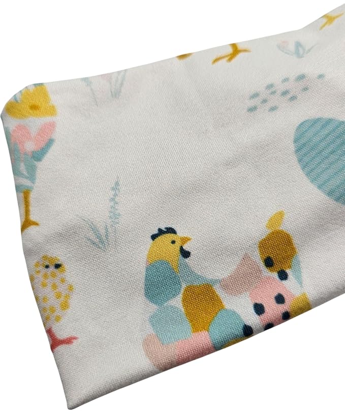 Soft Stretchy Headband, 3-in-1 Versatile Twist Style, One-Piece (Spring Chicken, Adult)