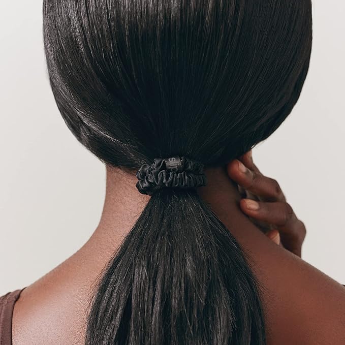 SLIP Amazon Exclusive Skinny Scrunchies: Anti-Crease, Anti-Breakage Slipsilk™ Design Protects Delicate Hair | Includes 3 Pure Silk Scrunchies, Fresh