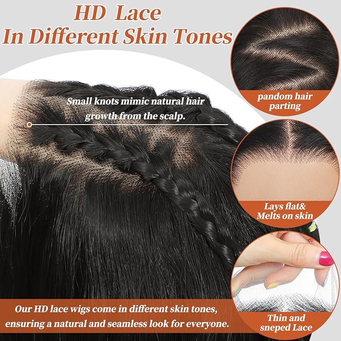 13x4 Synthetic Lace Front Wigs Pre Plucked 26 Inch Long Wavy Auburn with Honey Blonde Wigs For Black Women Ready to Wear 100% Futura Premium Lace Wig Daily Party Use