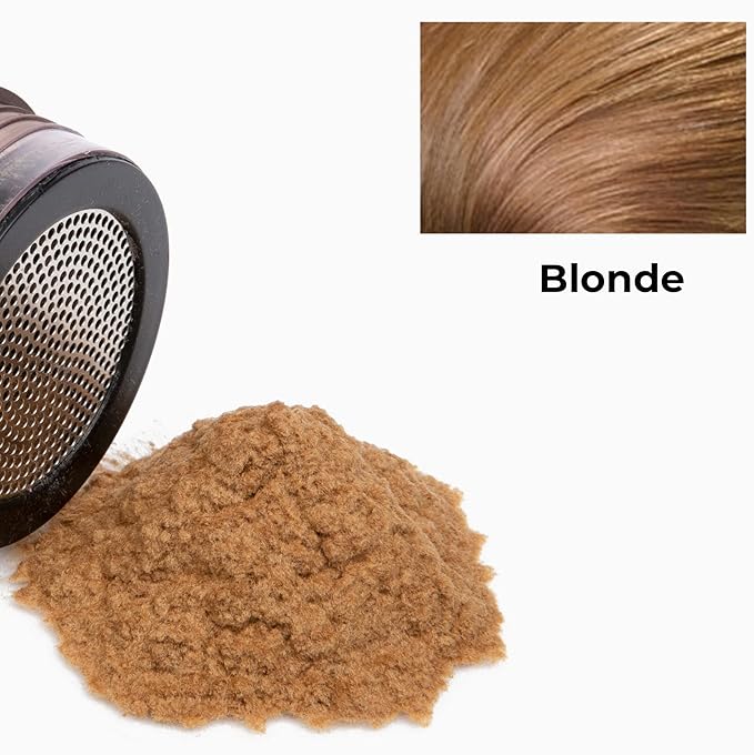 Cover Bald Spot and Thin Hair Instantly. Get 10X Fuller Hair With All-Natural, Plant-Based Hair Building Fiber (Trial Size, 10-Day Supply). Blonde