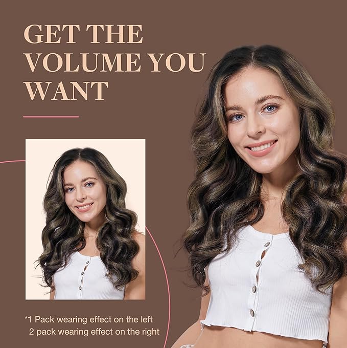 GOO GOO Clip in Hair Extensions Real Human Hair, Remy Human Hair Extensions Clip ins for Women, Natural Human Hair, 16inch 150g 9Pcs, 1B/16/1B Balayage Natural Black to Light Blonde