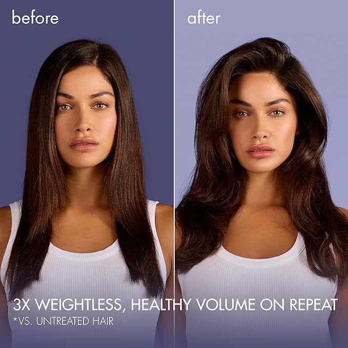 Nexxus Hy-Volume Weightless Lift Cloud Foam Treatment for Flat & Limp Hair, 48 Hours Volume, ProteinFusion with Collagen & Hyaluronic Acid, 5.5 fl oz