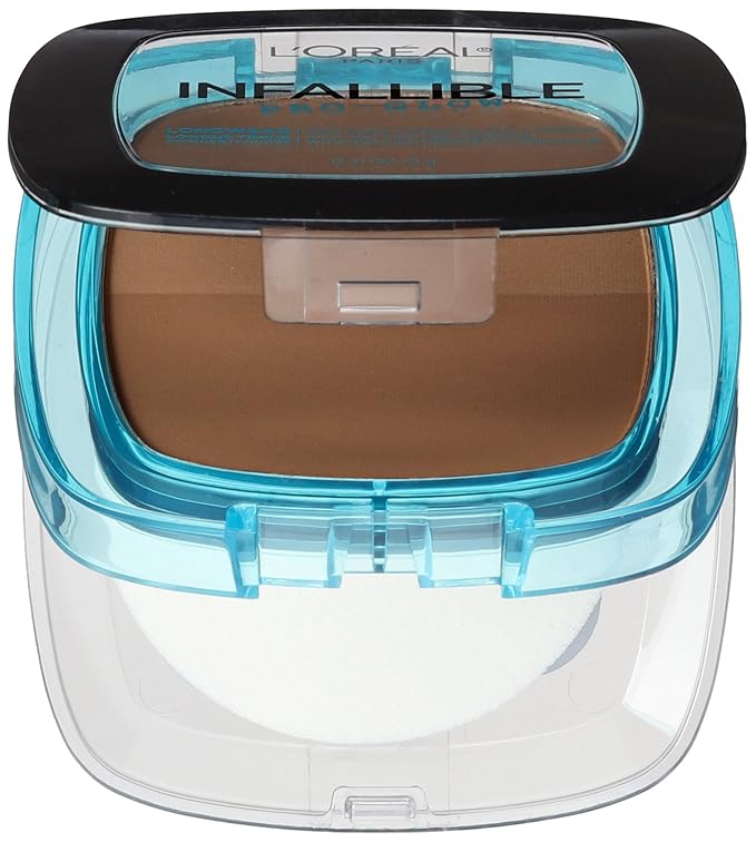 L'Oréal Paris Infallible Pro Glow Pressed Powder, Cocoa, 0.31 oz.