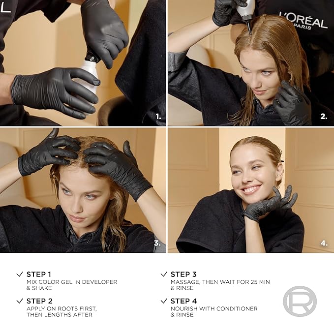 L'Oreal Paris Superior Preference Luminous Fade-Defying Permanent Hair Color, Hair Dye For Up to 9 Weeks of Radiance, Cool Light Brown 6C, 1 Hair Dye Kit