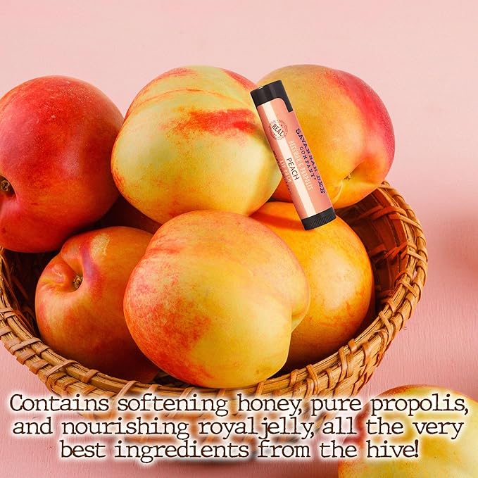 Savannah Bee Company Lip Balm - Lip Moisturizer for Chapped Lips - Hydrating Lip Balm with Pure Honey