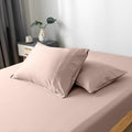 Bella Coterie | Luxury Bamboo Viscose Standard Size Pillowcase Set | 100% Organically Grown | Ultra Soft | Cooling | 2 Pcs [Dusty Rose]