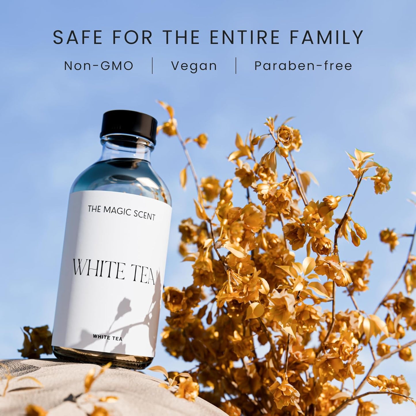 White Tea Diffuser Oil - Hotel & Home Luxury Scents - Diffuser Oil Scents for Home Designed for Use in All Diffusers - 16.9 fl oz, 500 mL