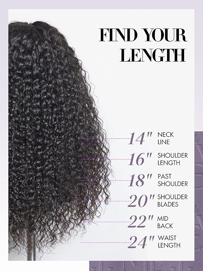LUVME Burmese Curly Clip in Hair Extensions Real Human Hair Messy Curly Clip Ins Fullness with 2 Pack for Women Brazilian Remy Human Hair Natural Black 135g 22Inch