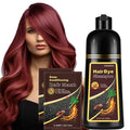 Fvquhvo Wine Red Hair Dye Shampoo 3 in 1 - 16.9 fl oz / 500 ml