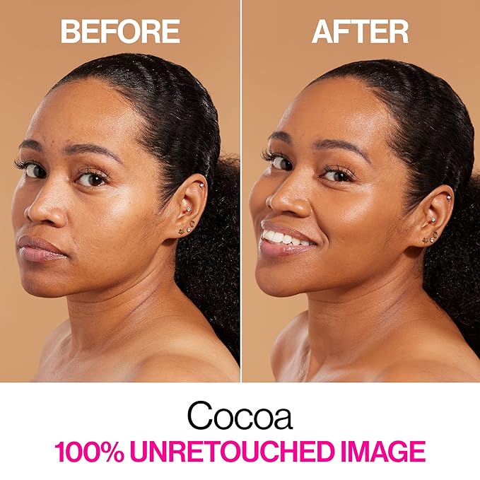 wet n wild Bare Focus Skin Tint, 5% Niacinamide Enriched,Buildable Sheer Lightweight Coverage, Natural Radiant Finish, Hyaluronic & Vitamin Hydration Boost, Cruelty-Free & Vegan - Cocoa