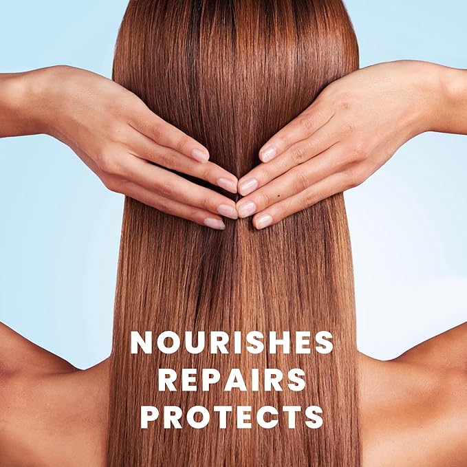 HUSSELL Hair Serum Bali Secret - no Rinse with Argan Macadamia & Avocado Oils - Vitamins A, E, Pro B5 - Conditioner for Women & Men - Travel-Size