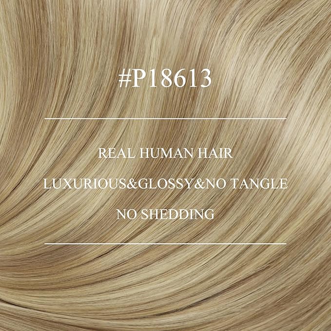 YoungSee Nano Extensions Human Hair Blonde Nano Ring Hair Extensions Warm Ash Blonde Highlights Bleach Blond Nano-Bead Extension Human Hair Cold Fusion Hair Extension 20 Inch for Wedding 50s 50g