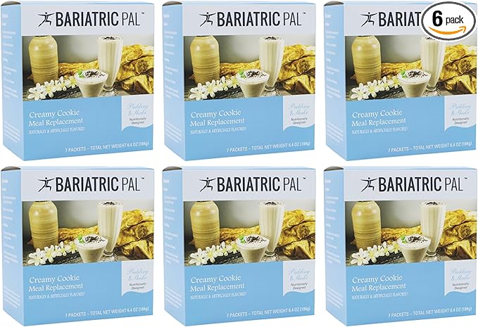 BariatricPal 15g Protein Shake or Pudding (Aspartame Free) - Creamy Cookie (6-Pack)