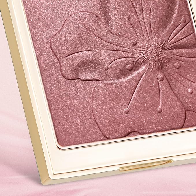 CATKIN Cheek Powder Blush Baked Pink Makeup Blusher Creamy Light Weight Long Lasting Natural flush Finish10g (C09 Midnight)