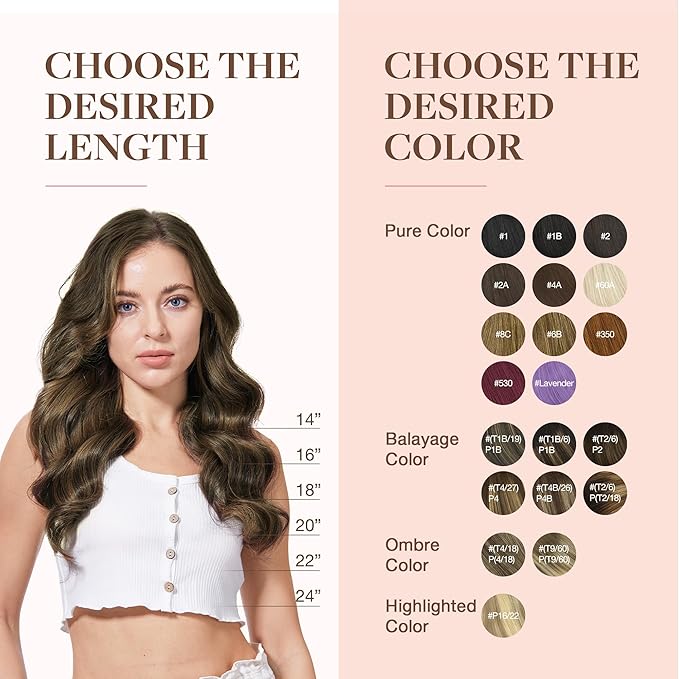 GOO GOO Clip in Hair Extensions Real Human Hair, Remy Human Hair Extensions Clip ins for Women, Natural Human Hair, 20inch 120g 7Pcs, 1D/2C/4E Chocolate Dip Color Melt