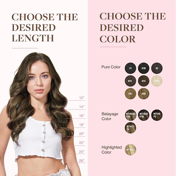 GOO GOO Clip in Hair Extensions Real Human Hair, Remy Human Hair Extensions Clip ins for Women, Natural Human Hair, 16inch 150g 9Pcs, 1D/2C/4E Chocolate Dip Color Melt