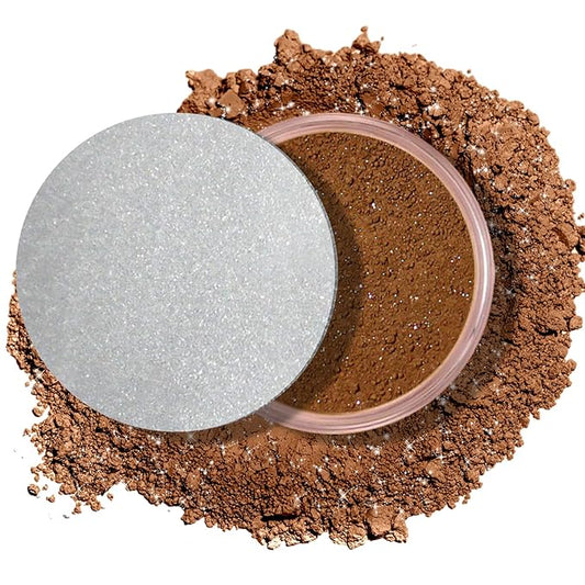 Loose Face Powder Glitter Setting Powder Matte Finishing Powder Shine,Long-lasting,Lightweight,Sets Foundation Makeup