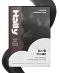 Hally Hair Color Cloud Hair Dye (Black) - Demi-Permanent Foam Hair Color for Women & Men - Mess-Free & Long-Lasting Hair Dye Kit, Hair Coloring Products Wash Out in 4-6 Weeks, Vegan