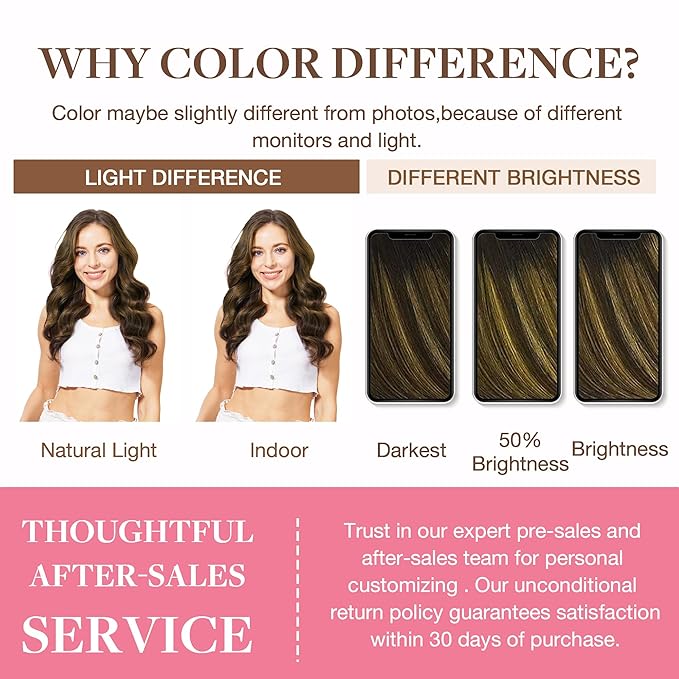 GOO GOO Clip in Hair Extensions Real Human Hair, Remy Human Hair Extensions Clip ins for Women, Natural Human Hair, 18inch 130g 7Pcs, 1B/6/1B Balayage Natural Black to Chestnut Brown
