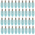 No Crease Hair Clips Makeup Pin Curl Clip Bulk 40Pcs Multicolor No Bend Dent Bang Creaseless Hair Clips for Makeup Application Bangs Hairpin Setting Pins Clip for Women Styling (Translucent Blue)
