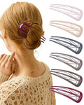 6 PCS French Hair Pins for Women, U-Shaped Hair Forks Stick for Bun Updo Chignons & French Twists, Strong Hold 3 Internal Teeth Hair Chopsticks Styling Accessories