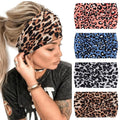 DRESHOW 4 Pack Turban Headbands for Women Wide Vintage Head Wraps Knotted Cute Hair Band Accessories