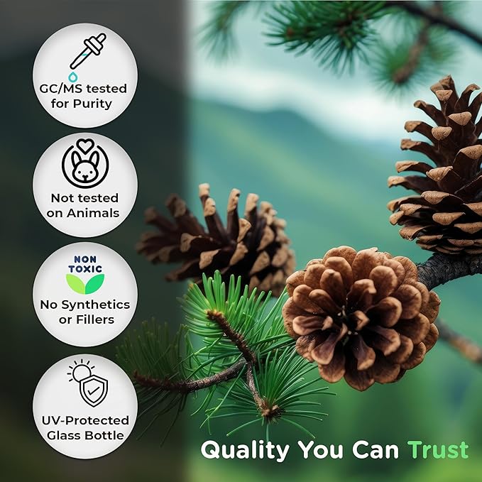 Cedarwood Essential Oil – Pure & Natural Woodsy Oil for Diffuser, Hair, Face, Skin Care, Aromatherapy, Scalp & Body Massage, Soap & Candle Making – with Dropper, 1 Fl Oz