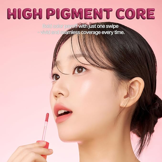 Touch in Sol Vegan Again Blur Core Lip Tint(#Nutty Nudie) - Long Lasting, High Pigment Velvet Matte Lip Stain – Lightweight Smooth Blur Finish