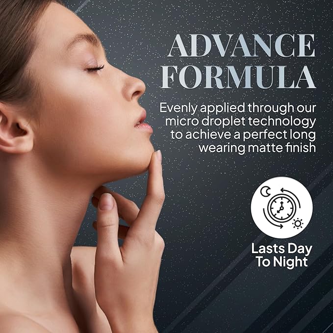 ERA Face spray makeup (Y5 Wheat, 2.25 oz) - airbrush foundation, everyday, buildable, professional spray on cosmetics by Era Beauty