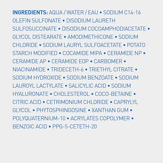 CeraVe Gentle Hydrating Shampoo, With Ceramides, Niacinamide & Hyaluronic Acid For Soft, Healthy Looking Hair & Scalp, Sulfate Free & Color Safe Shampoo, For All Hair Types, 19 Oz