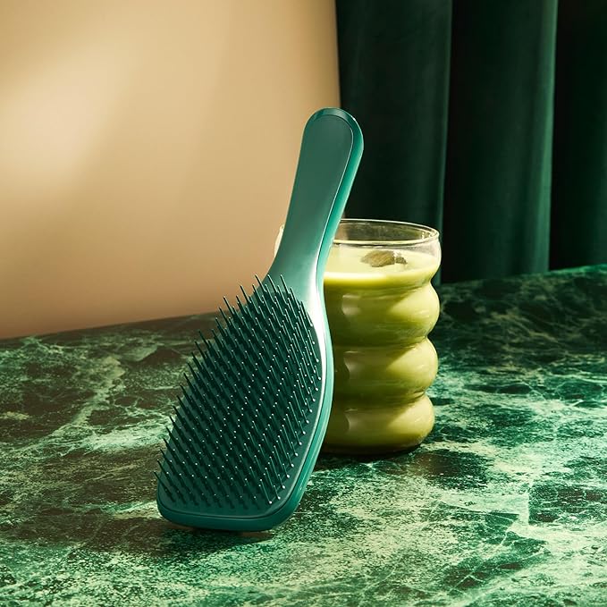 Tangle Teezer Ultimate Detangler Brush for Wet & Dry Hair, Eliminates Knots & Reduces Breakage for All Hair Types, Amazon Exclusive Emerald Green