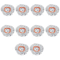 10pcs Aluminum Foil Hair Dye Processing Caps, Silver Hair Conditioning Caps for Deep Treatment, Constant Temperature Heat Retention Caps with Elastic Band, Reusable Hair Coloring C