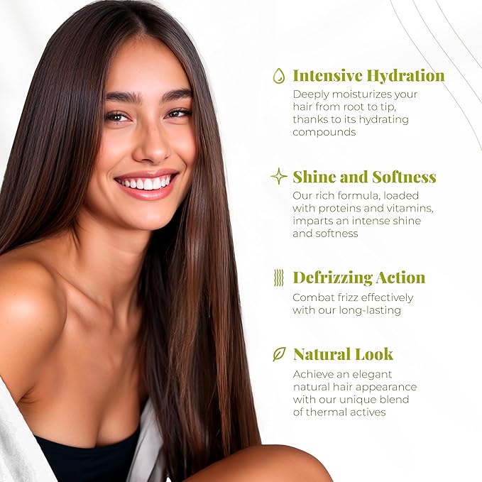 Expert Hair Bio Protein Organic, Brazilian Keratin Hair Treatment - 1kg/35.3 oz, All hair types, Formaldehyde-free, Strengthening, Smoothing, Reduce Frizz, Moisturizing, Softening