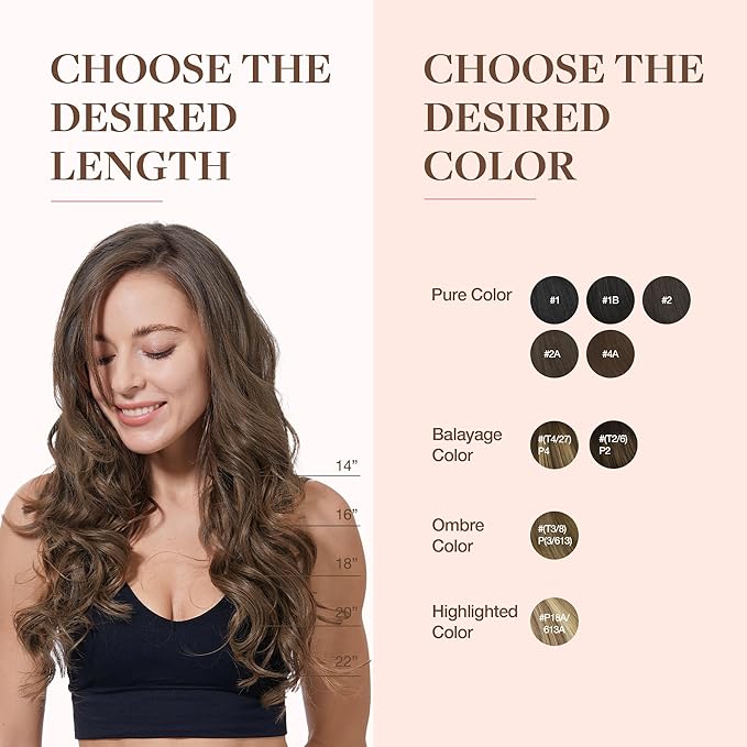 GOO GOO Clip in Hair Extensions Real Human Hair, Remy Human Hair Extensions Clip ins for Women, Natural Human Hair, 22inch 110g 7Pcs, 5 Light Ash Brown