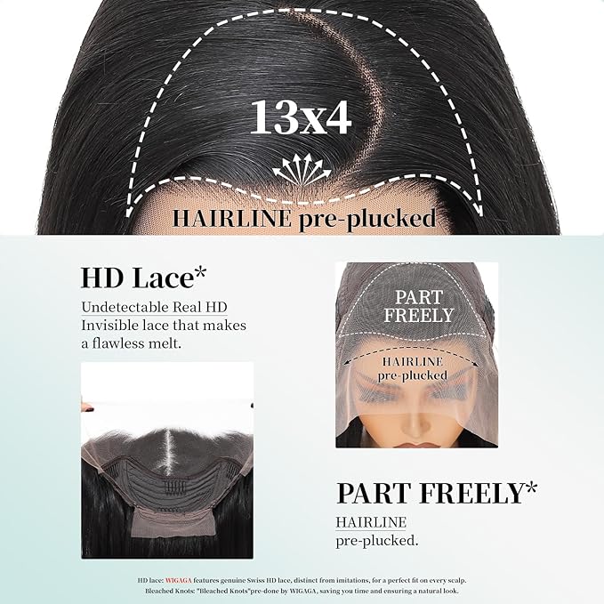 Blonde 13x4 Synthetic Lace Front Wig Layered Hairstyle Pre Plucked Straight Long Glueless Wigs for Black Women 26 Inch