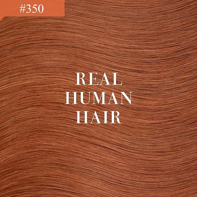 Ve Sunny Hair Extensions Ponytail Real Human Hair Wrap Around Clip in Ponytail Hair Extensions Straight Extensions Human Hair for Women Copper 18inch 80G