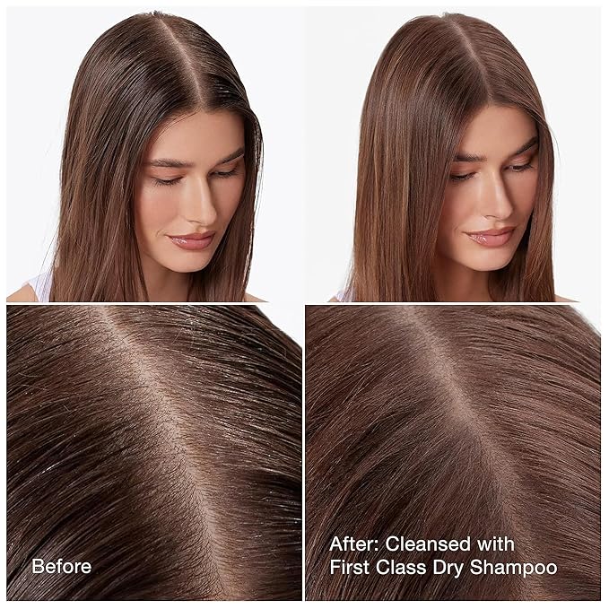 IGK FIRST CLASS Charcoal Detox Dry Shampoo | Volume + Soothes Scalp + Balance Oil | Vegan + Cruelty Free | 6.3 oz (Pack of 2)