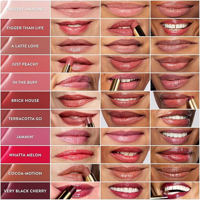 LAURA GELLER NEW YORK Jelly Balm Moisturizing Tinted Lip Balm - In the Buff - Hydrating Vitamin E - Semi-Shine Finish