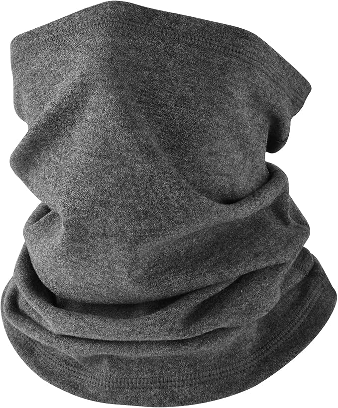 Winter Neck Gaiter Warmer, Soft Fleece Face Mask Scarf for Cold Weather Skiing Cycling Outdoor Sports