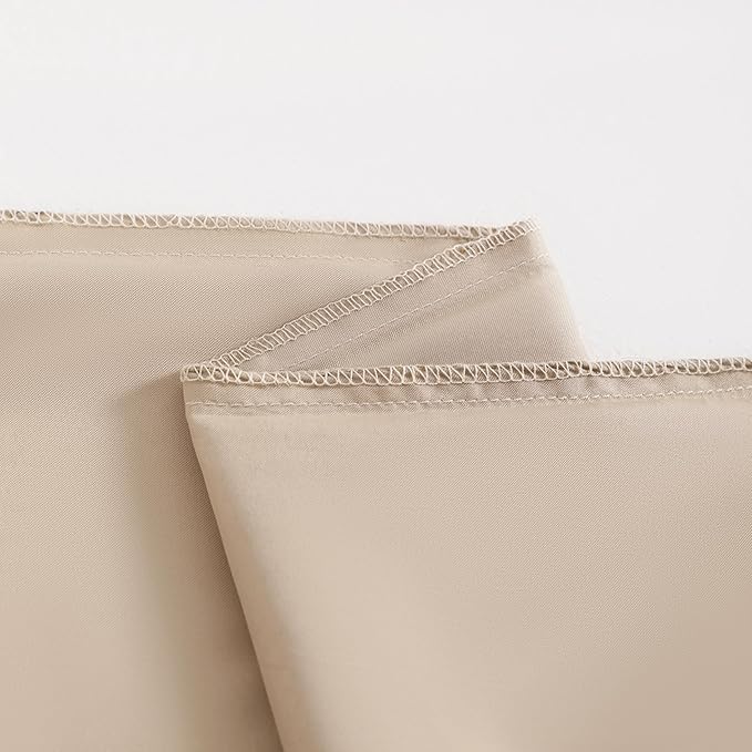 NTBAY 2 Pack Satin King Pillowcases for Hair and Skin, Luxurious and Silky Pillow Cases with Envelope Closure, 20x36 Inches, Taupe
